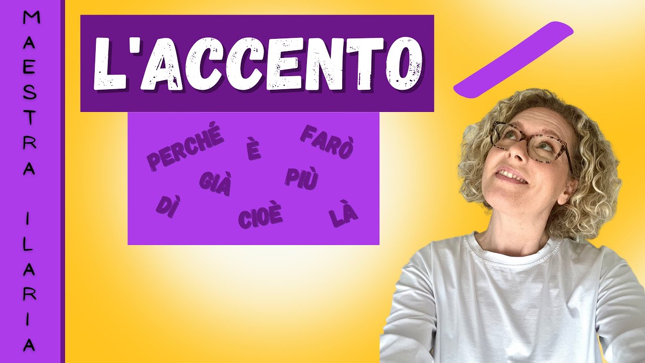 L'accento - Quando e come si usa in italiano