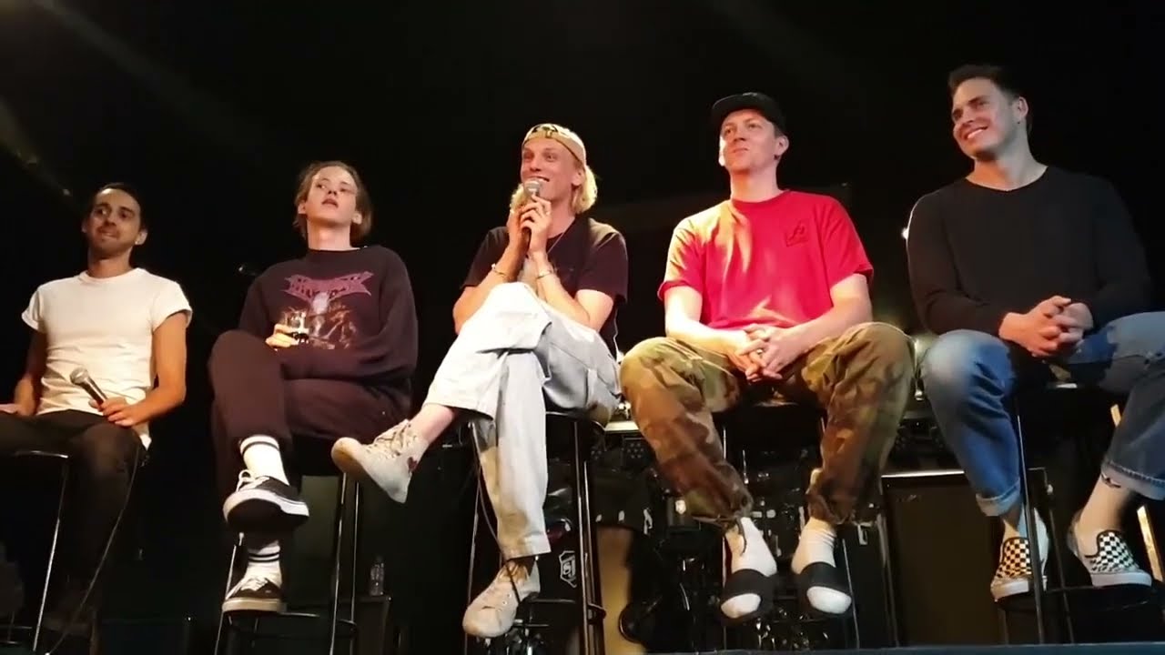 Jamie Bower / Counterfeit Q&A Before there Concert in Germany, Cologne 2019.