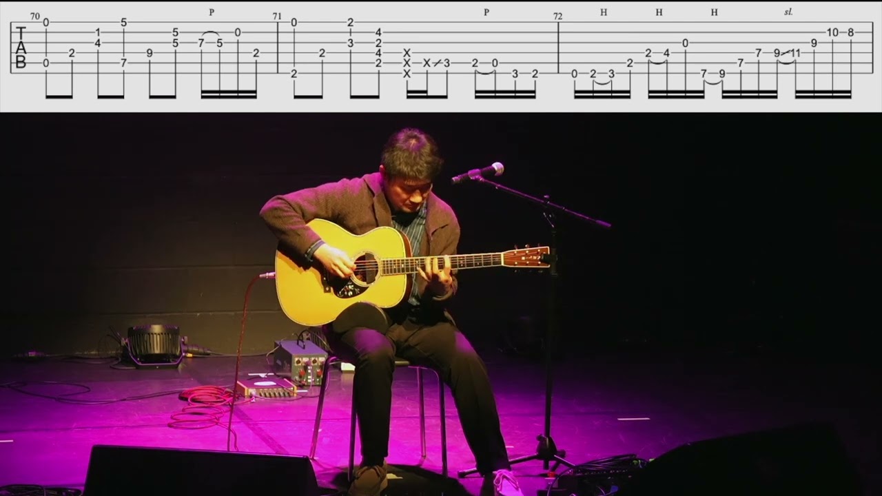 [Fingerstyle Tab] 천상혁 Chun Sang Hyeok - Isn't Here (04/19 Live)