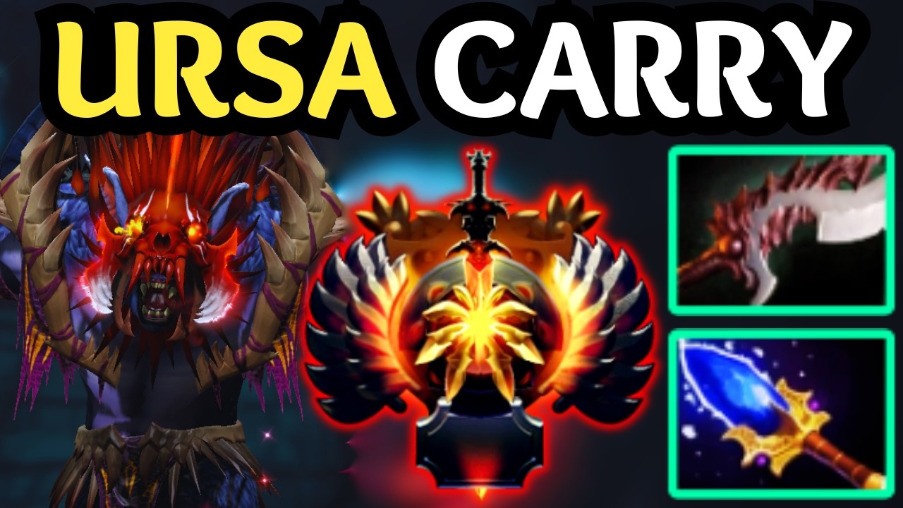 🔥 URSA Carry Broken &mdash; 21 Kills Blink Fury Madness! 🔥 Dota 2 Gameplay