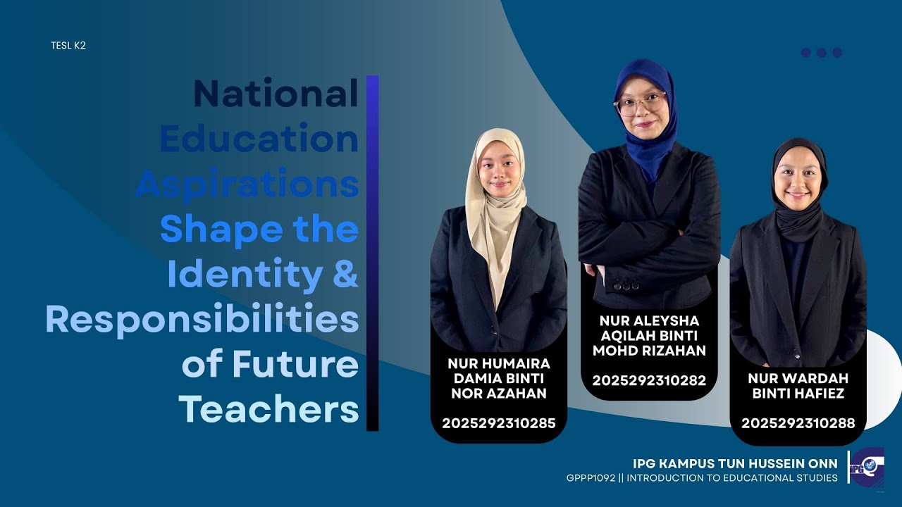 GPPP1092 : National Education Aspirations Shape the Identity & Responsibilities of Future Teachers