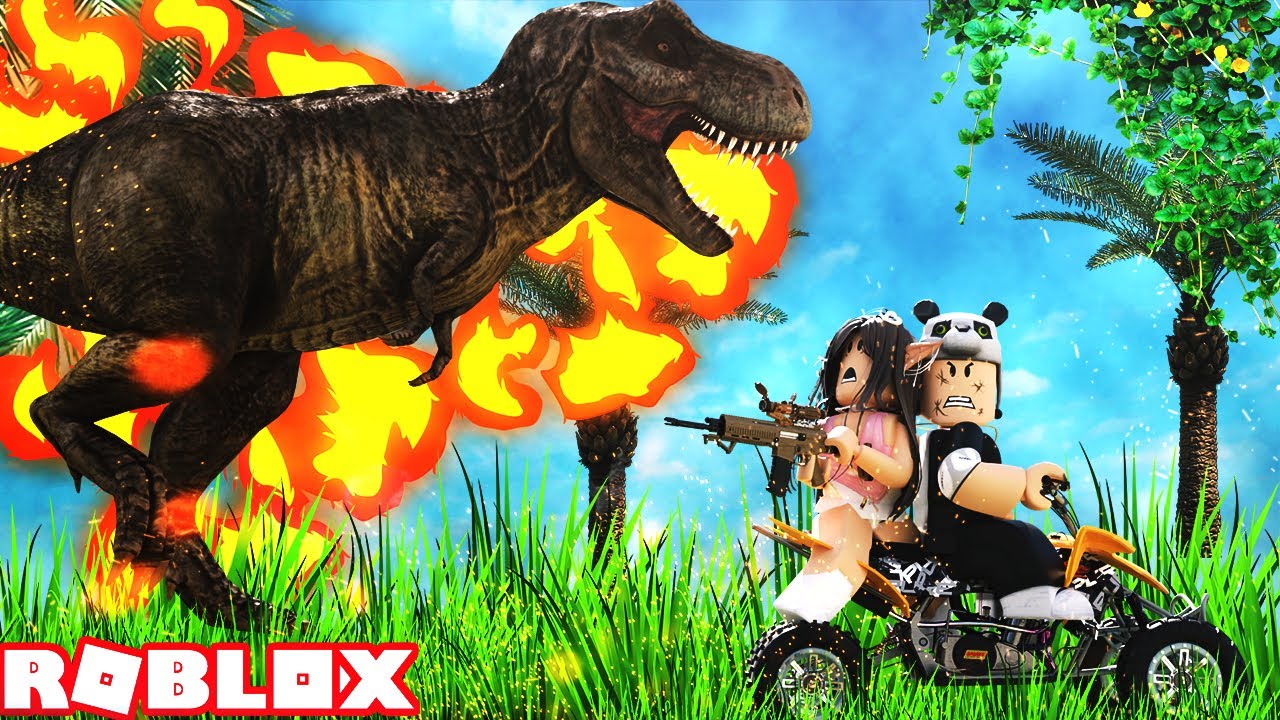 HERONPUPPY İLE DİNOZORDAN KAÇTIK!!Roblox Primal Pursuit 🦖