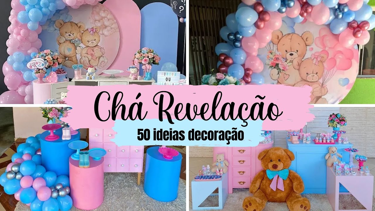 Chá Revelação - 50 Ideias de decoração.