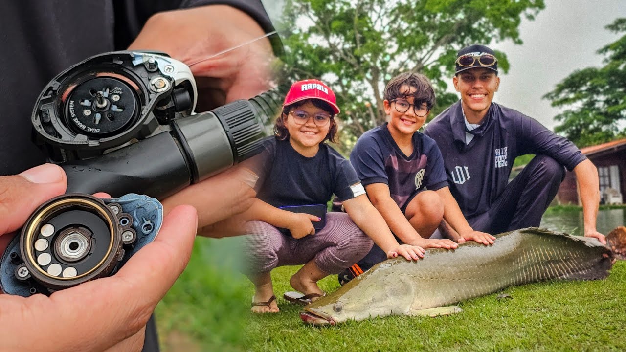 Pesca em Família e muitas dicas! Tanque de cima do Point da Pesca