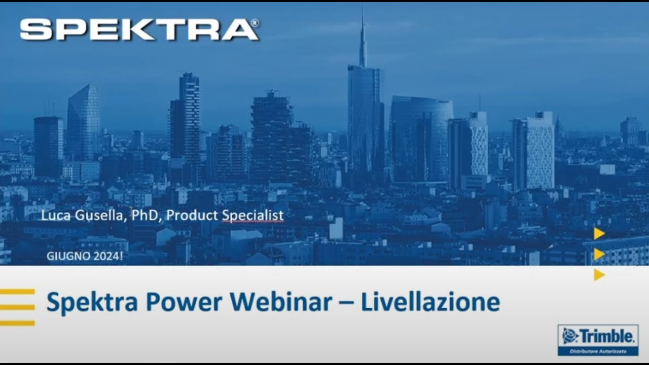 Spektra Power Webinar: Livellazione di precisione