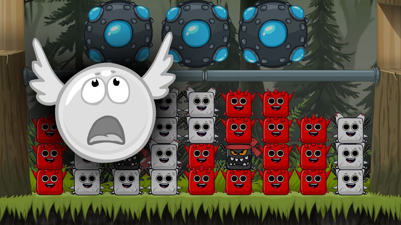 Red Ball 4 Vs 100 Spruniki Box In The Jungle