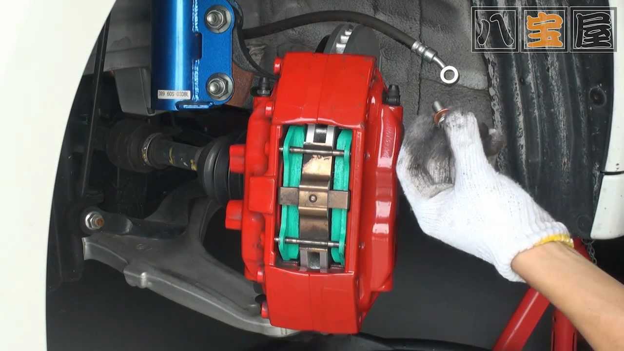 CR-Z ブレンボブレーキキット【キャリパー取付け編】 CR-Z BREMBO BRAKE KIT