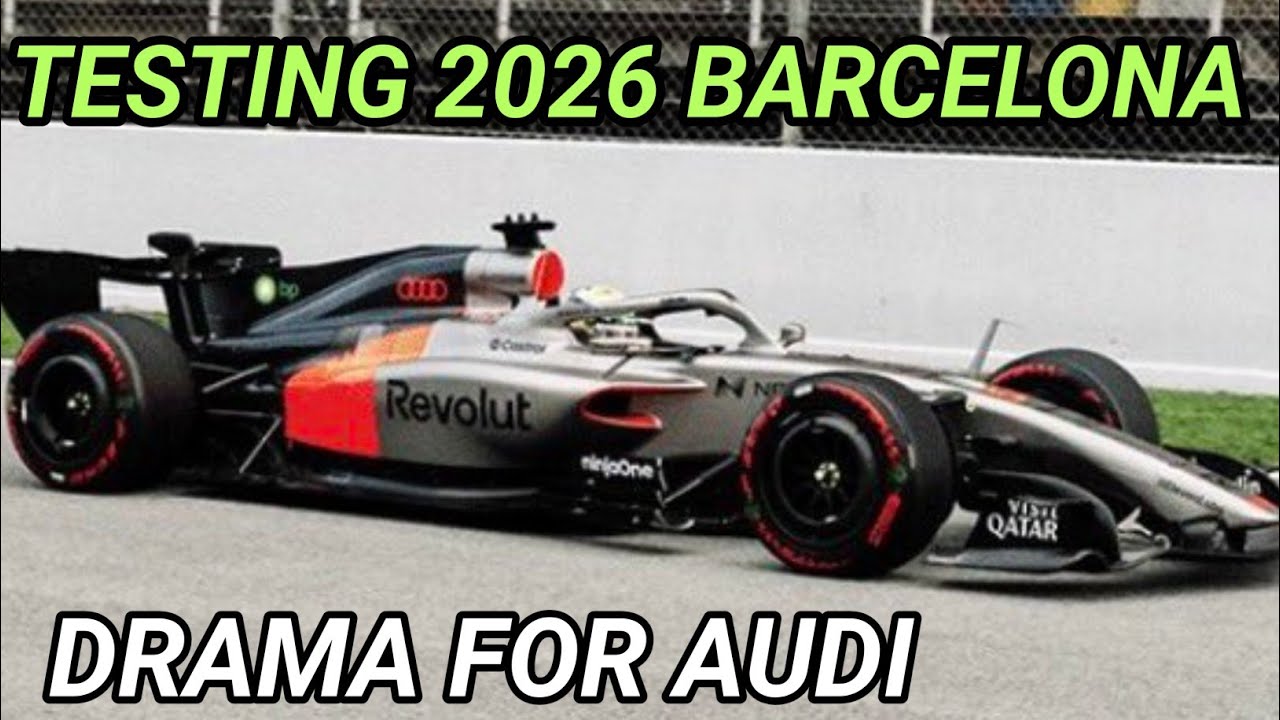 F1 2026 Testing: Audi R26 Technical Issues in Barcelona Debut