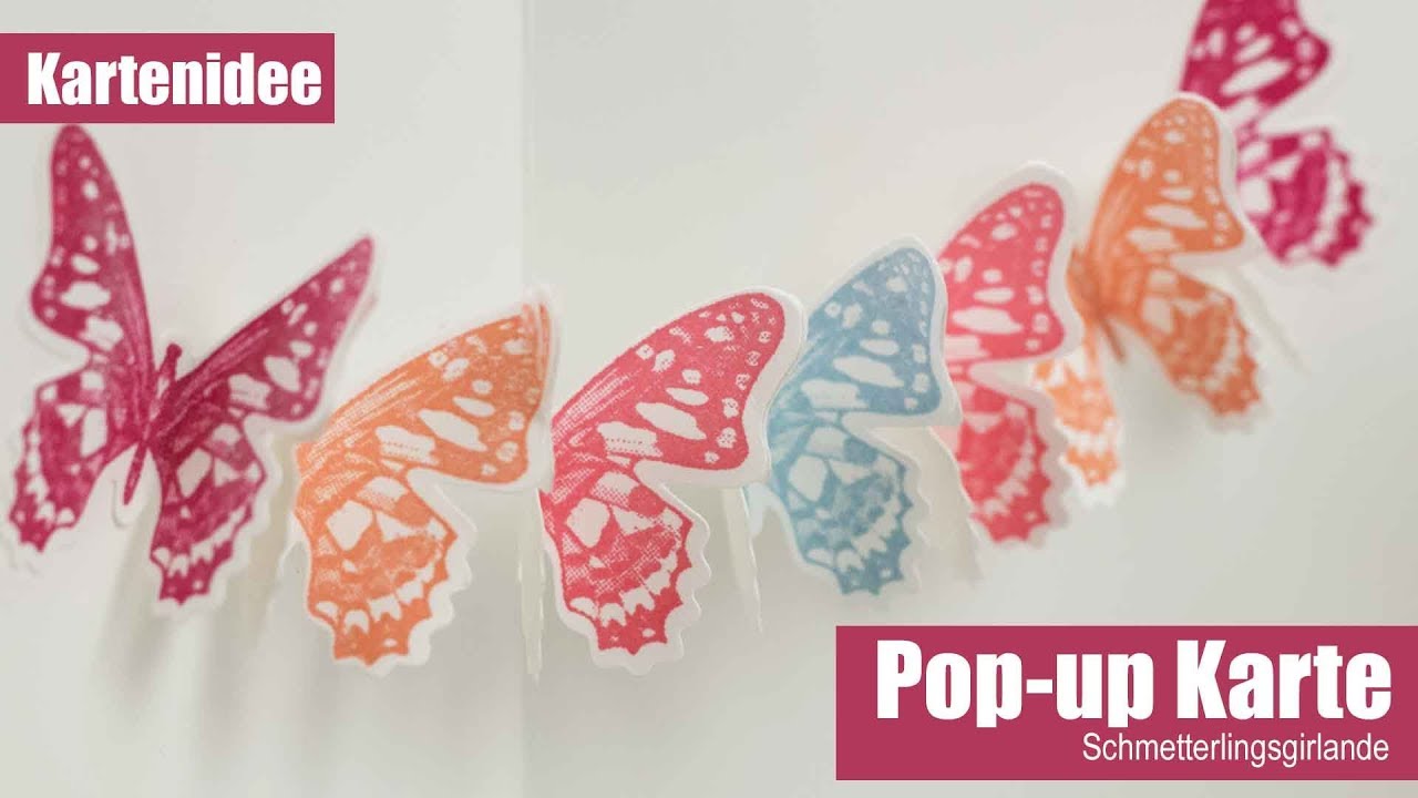Pop-up Schmetterlingskarte | Schwärme voller Glück | Stampin' Up!