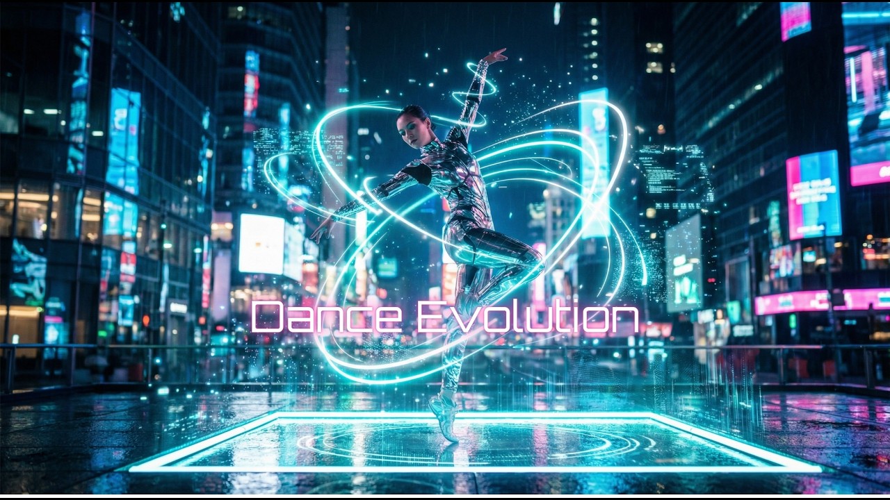 Dance Evolution — Futuristic Dance EDM × Motion Upgrade × Digital Light Energy