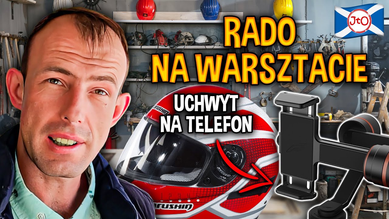 RADO na WARSZTACIE: UCHWYT do TELEFONU na MOTOCYKL