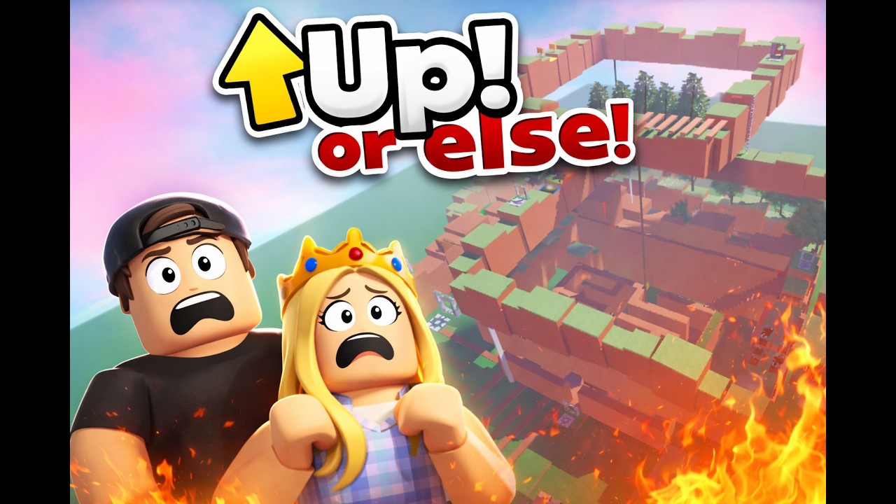 Up! Or else vertical Obby Roblox game