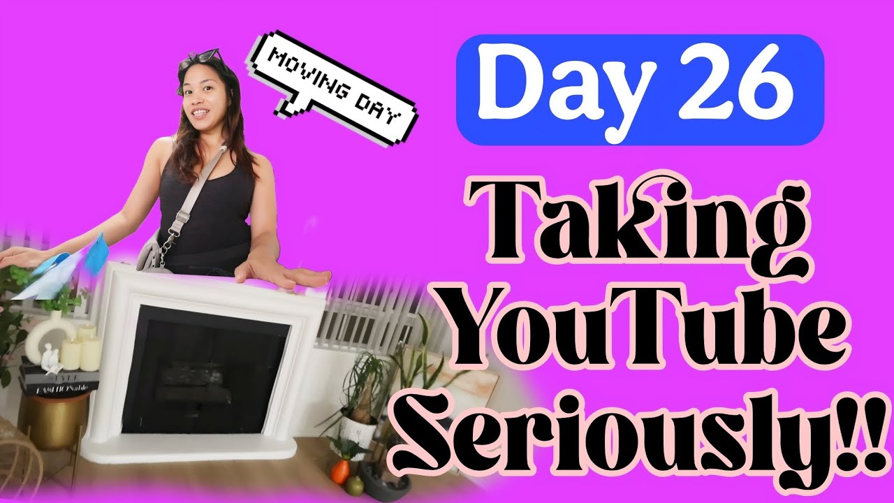 Day 26 of Taking YouTube Seriously | Downsizing + Moving Vlog