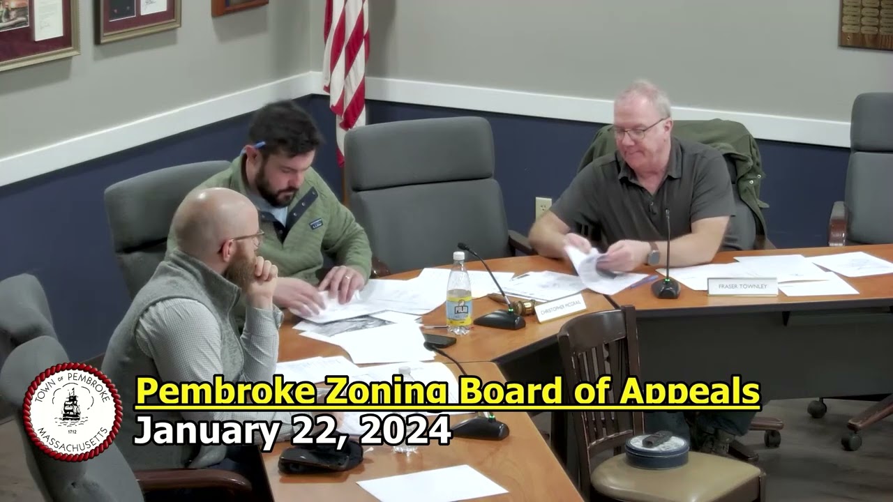 Pembroke Zoning Board of Appeals: 1/22/24