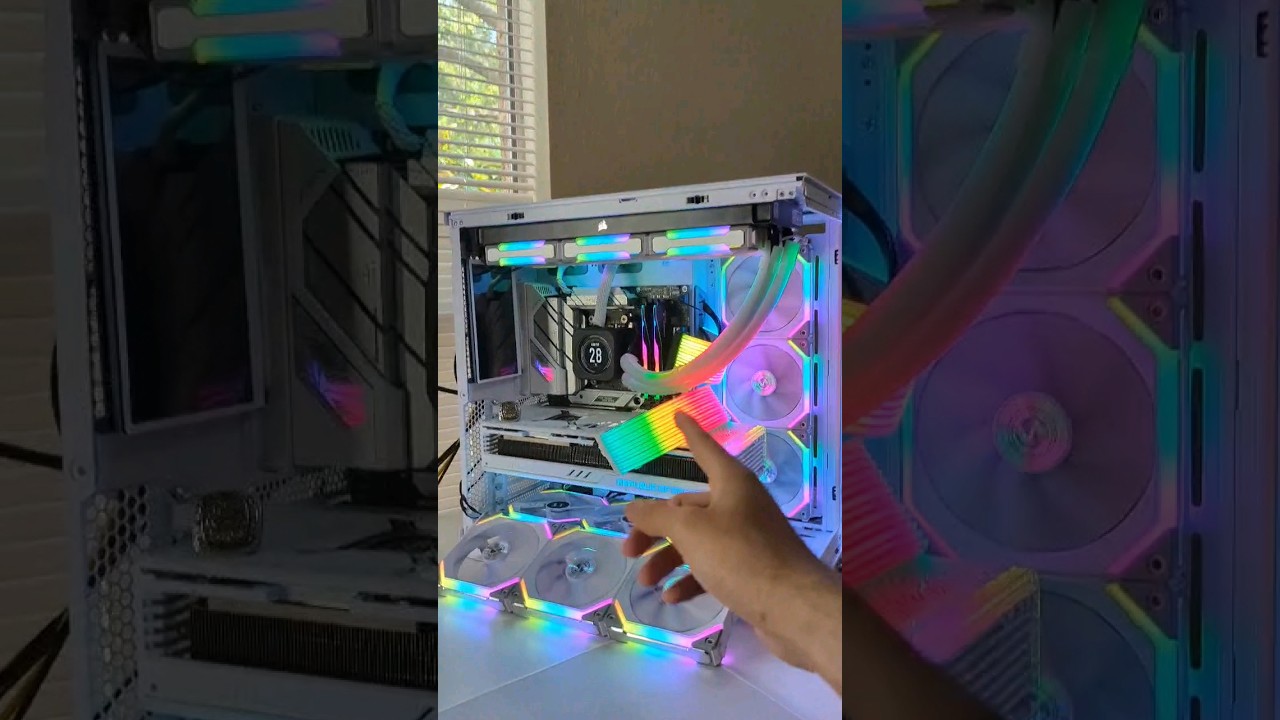 RGB-кабель для видеокарты 4090, наконец-то! 😳 #гейминг #компьютер #gpu #геймер #pc #игры #pcmaste...