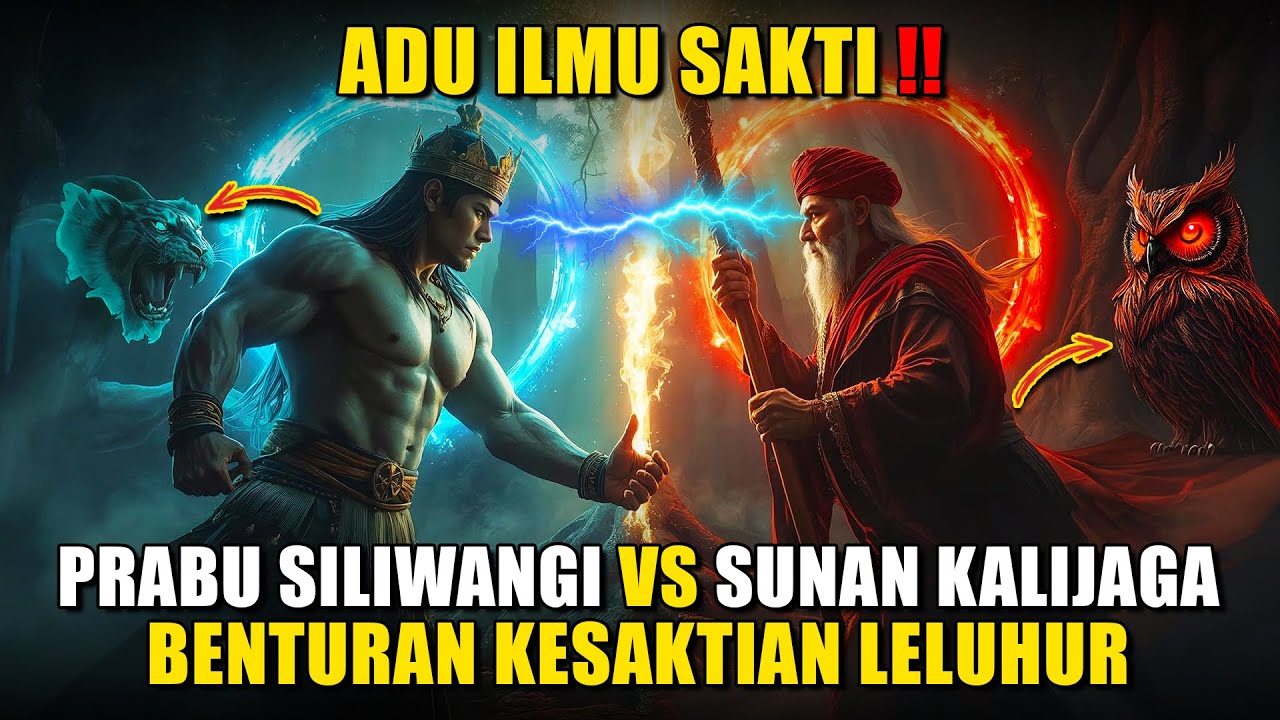 Adu Sakti Prabu Siliwangi vs Sunan Kalijaga | Benturan Kesaktian Leluhur & Tauhid Tanah Jawa