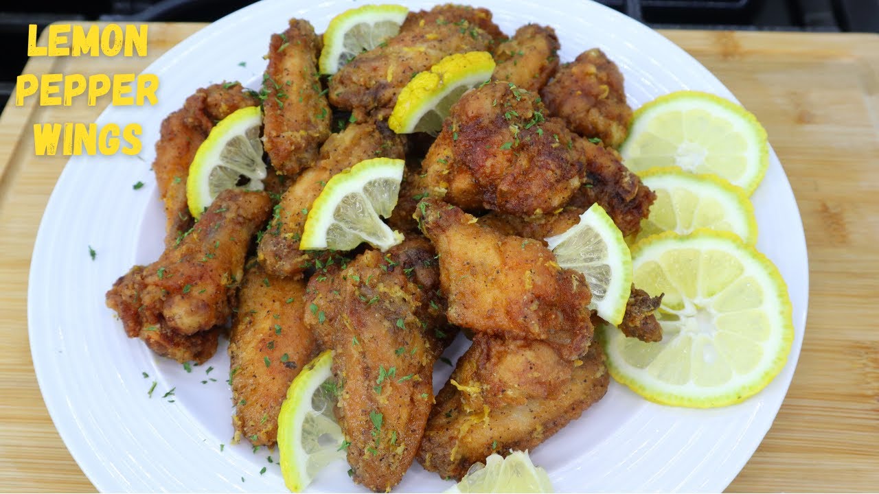 The Best LEMON PEPPER WINGS | Easy Lemon Pepper Wings Recipe || JUENFO Kitchen