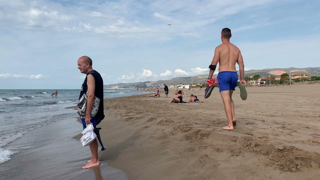Gava mar beach …Barcelona spain…walking tour…