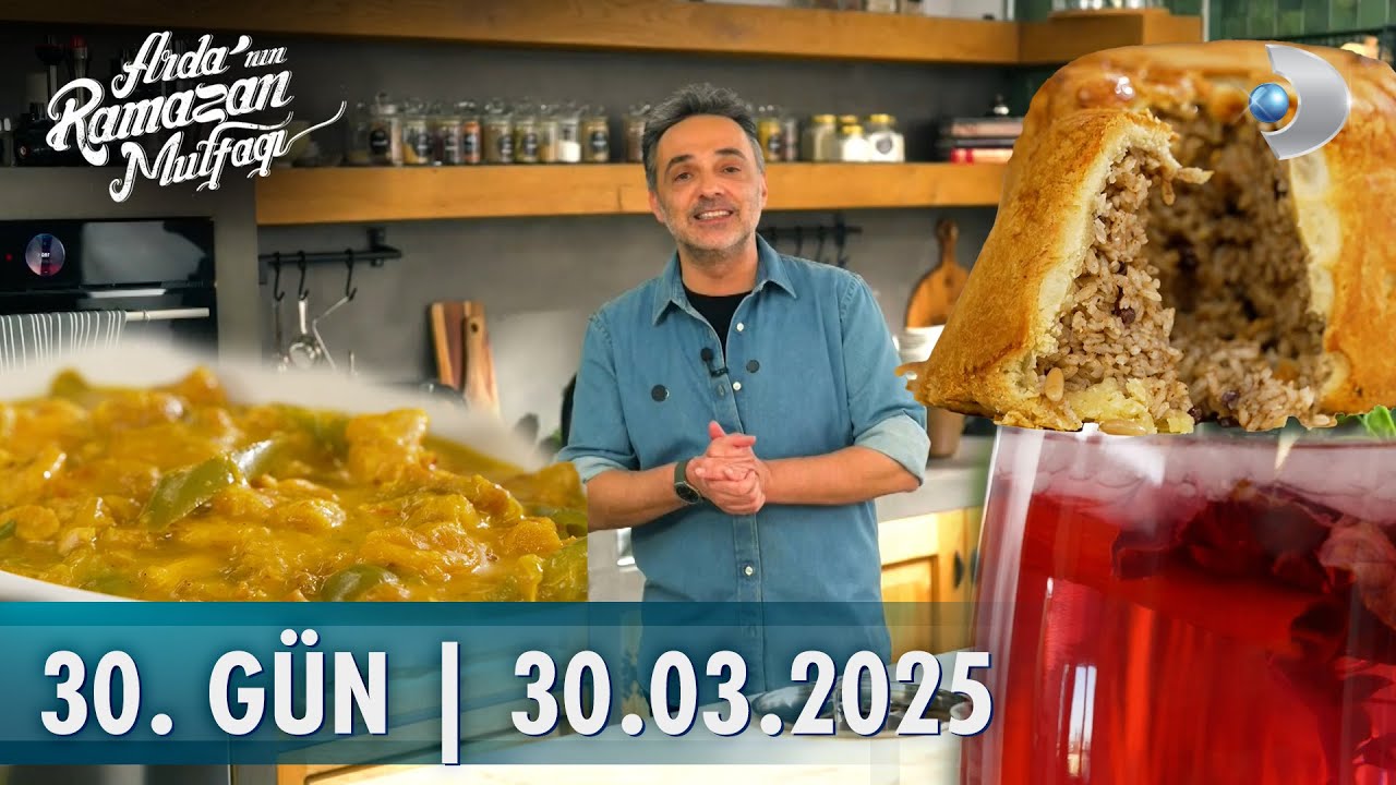 Arda'nın Ramazan Mutfağı 30. Gün | Kayısılı Tavuk Yahni, Perde Pilavı, Reyhan Şerbeti
