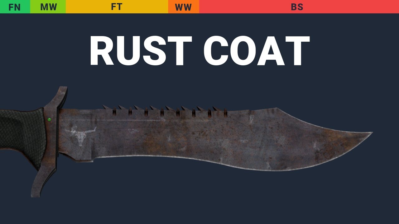 Bowie Knife Rust Coat - Skin Float And Wear Preview