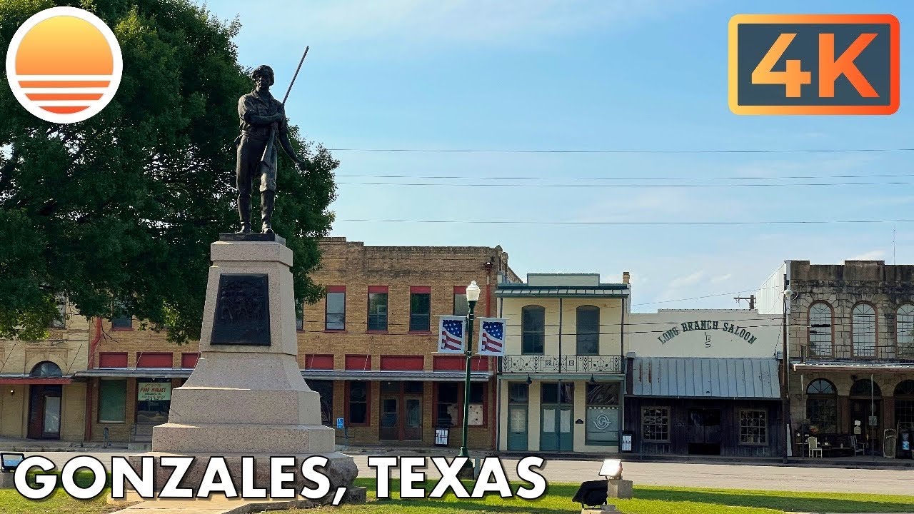 Gonzales, Texas! Drive with me through a Texas town.