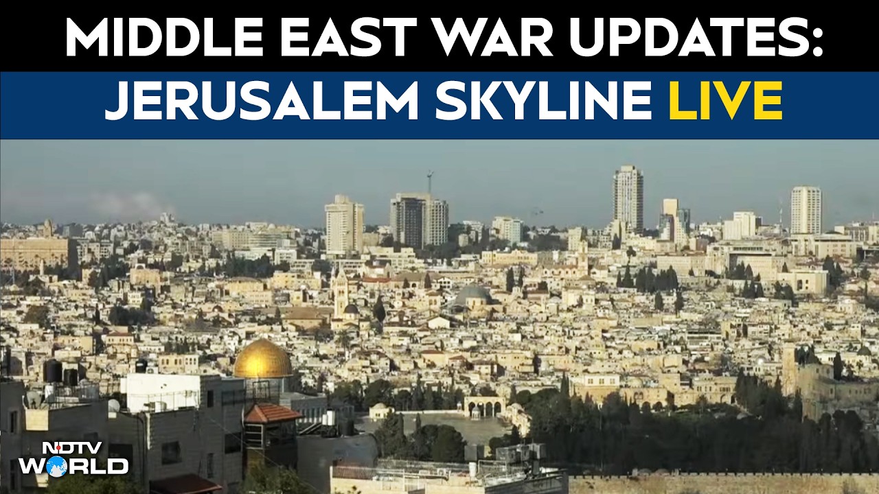 LIVE: Jerusalem Skyline After Iranian Missile Strikes | Iran War LIVE Updates