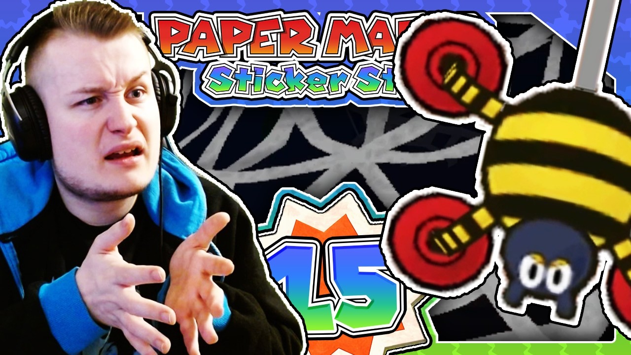 PAPER MARIO STICKER STAR, aber unterwegs in der SPINNEN GROTTE!