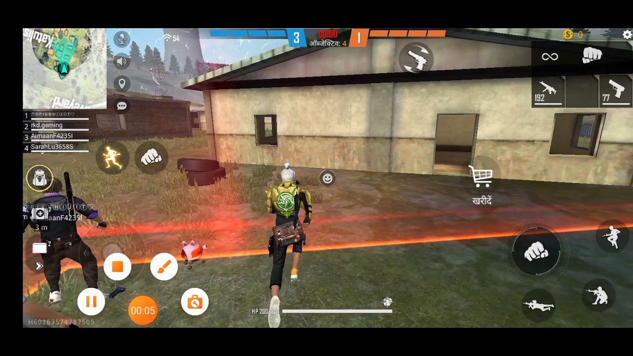 free fire game emit