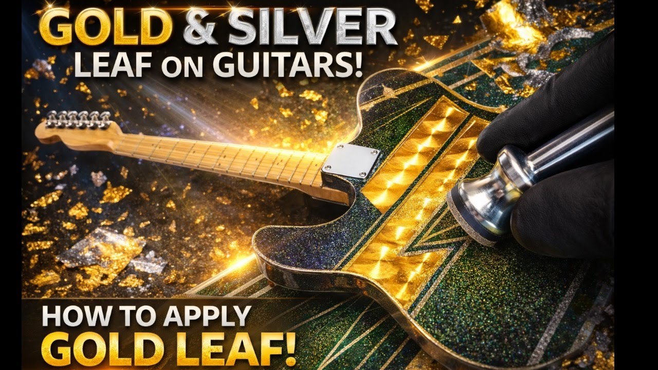 LiME LiNE Gold & Silver Leaf Guitar Tutorial (LIVE)