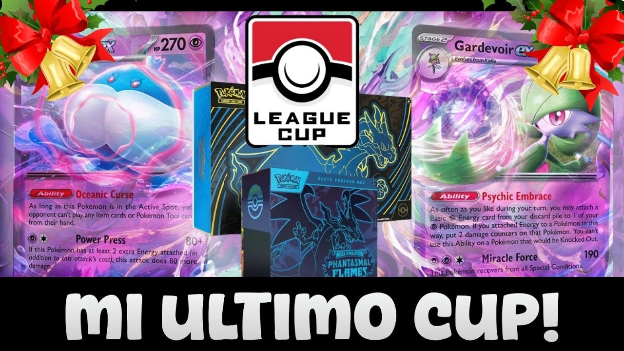 GANÉ el CUP NAVIDEÑO 🎄🔥 ¡Mi ÚLTIMO CUP y me llevé una NINTENDO SWITCH 2! | Pokémon TCG