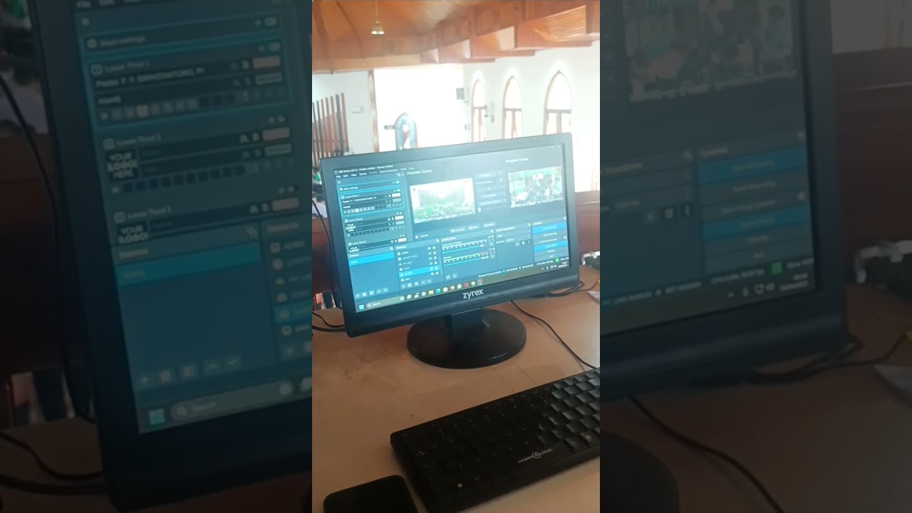 Di Belakang Layar Live Streaming Misa. #livestreaming #komsos #minggubiasa