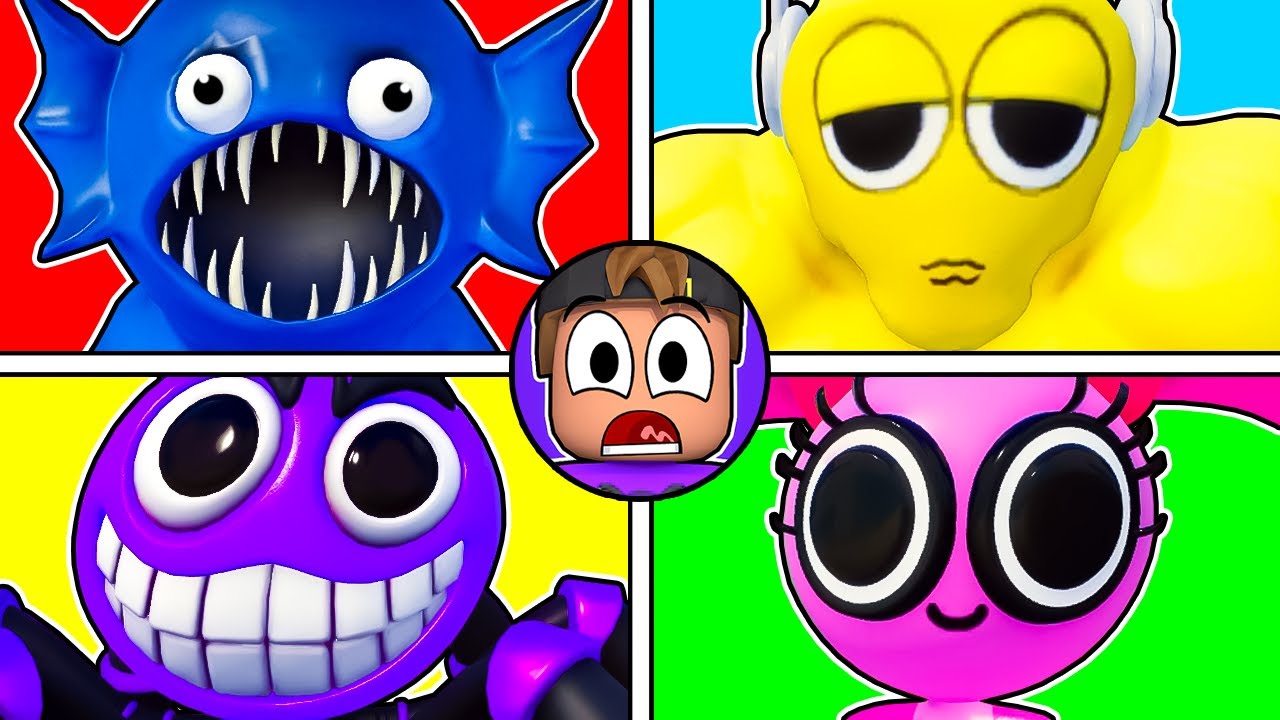 ROBLOX ESCAPE THE MONSTER COLOR MAZE!