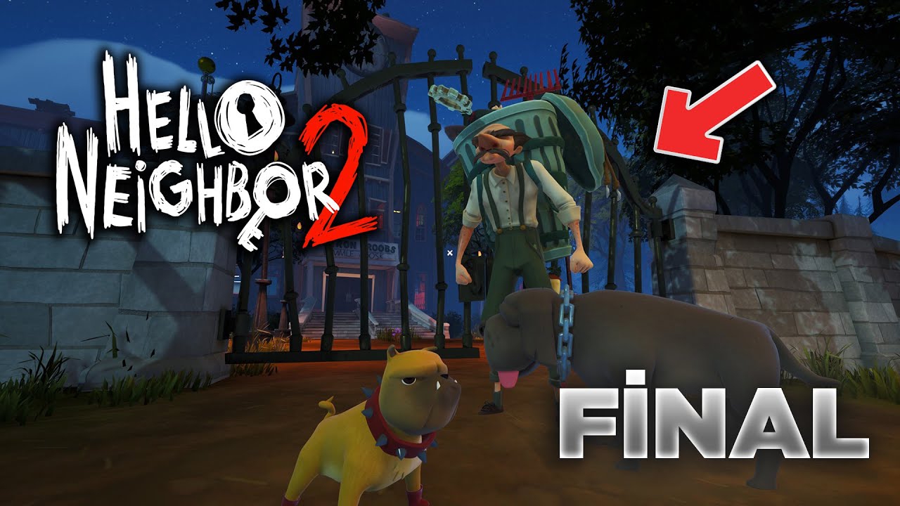 HADEME VE KÖPEKLERİ MUTLU SON - Hello Neighbor 2 Back to School (FİNAL)