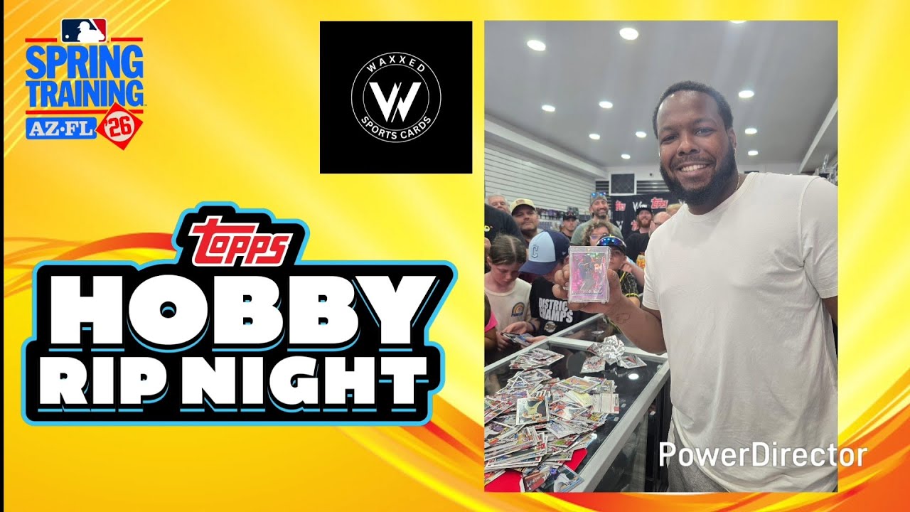 TOPPS HOBBY RIP NIGHT  WAXXED SPORTS CARDS 🔴 🚨Live streaming of SoloBaseball