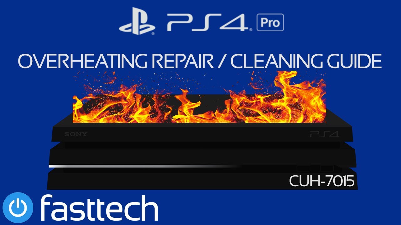 PS4 Pro CUH-7015 (PS4 is Too Hot) Running Loud / Overheating Fix / Repair and Cleaning Guide