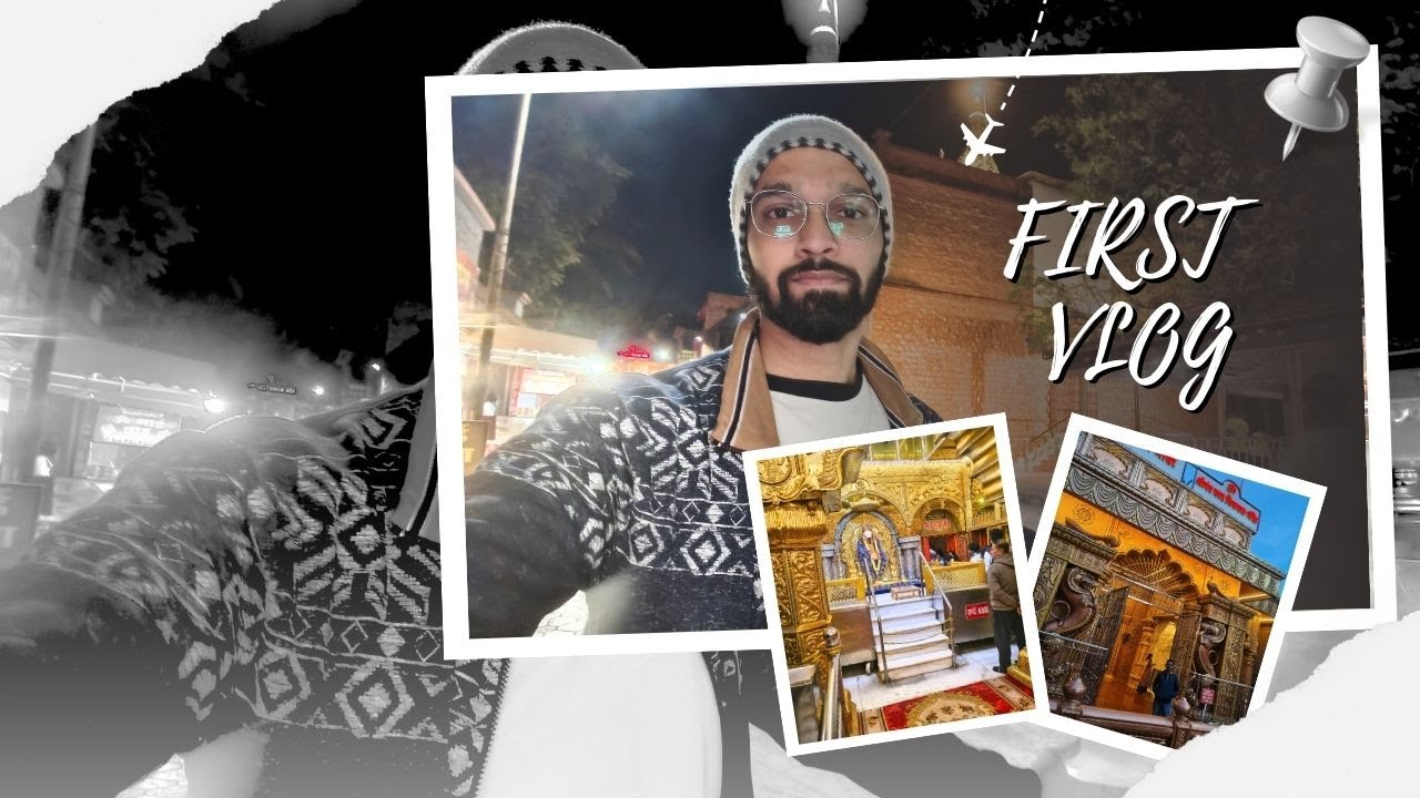 First Vlog Ever 🙏 | Pratishirdi Sai Baba Temple Darshan | Divine Experience