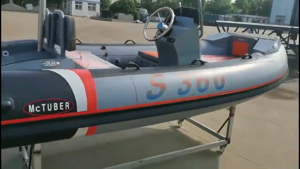 Chinese Aluminum Alloy Inflatable Orca Boat Small Medium Size Fishery Patrol Boat for Sale at Vietna
