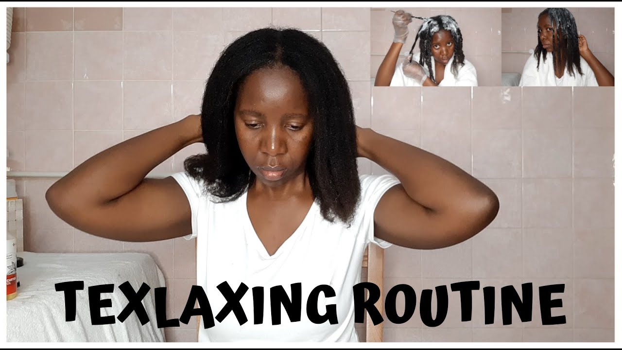 TEXLAXING ROUTINE: HOW I TEXLAX MY HAIR | TEXLAXED HAIR