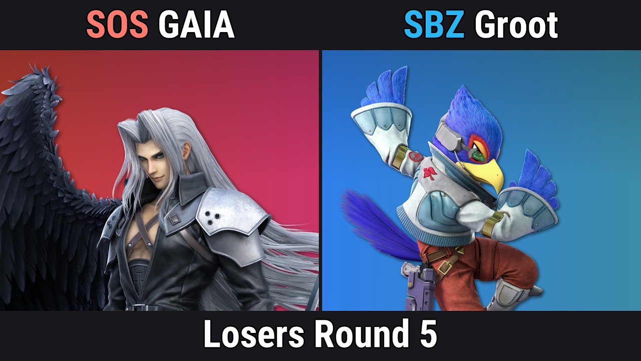[Town and Züri (Monthly) #3] Losers Round 5 - SOS | GAIA (Sephiroth) VS SBZ | Groot (Falco)