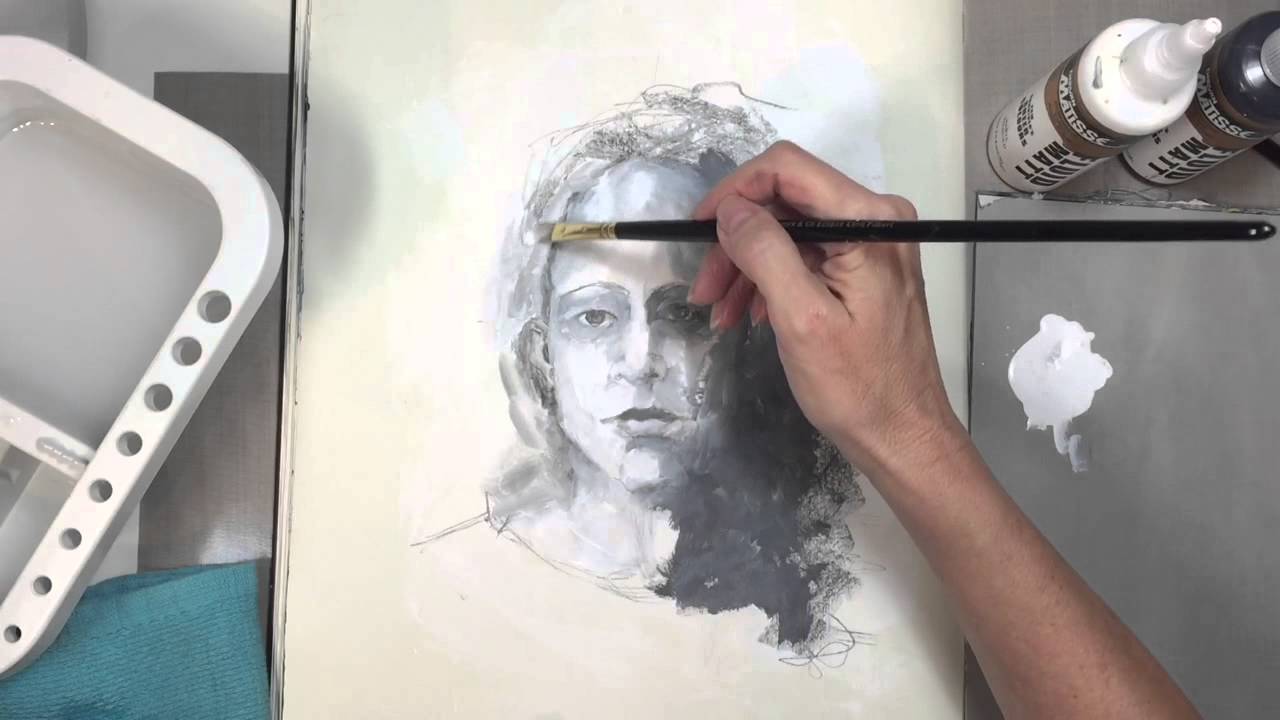 Mixed Media Portrait with Pam Carriker