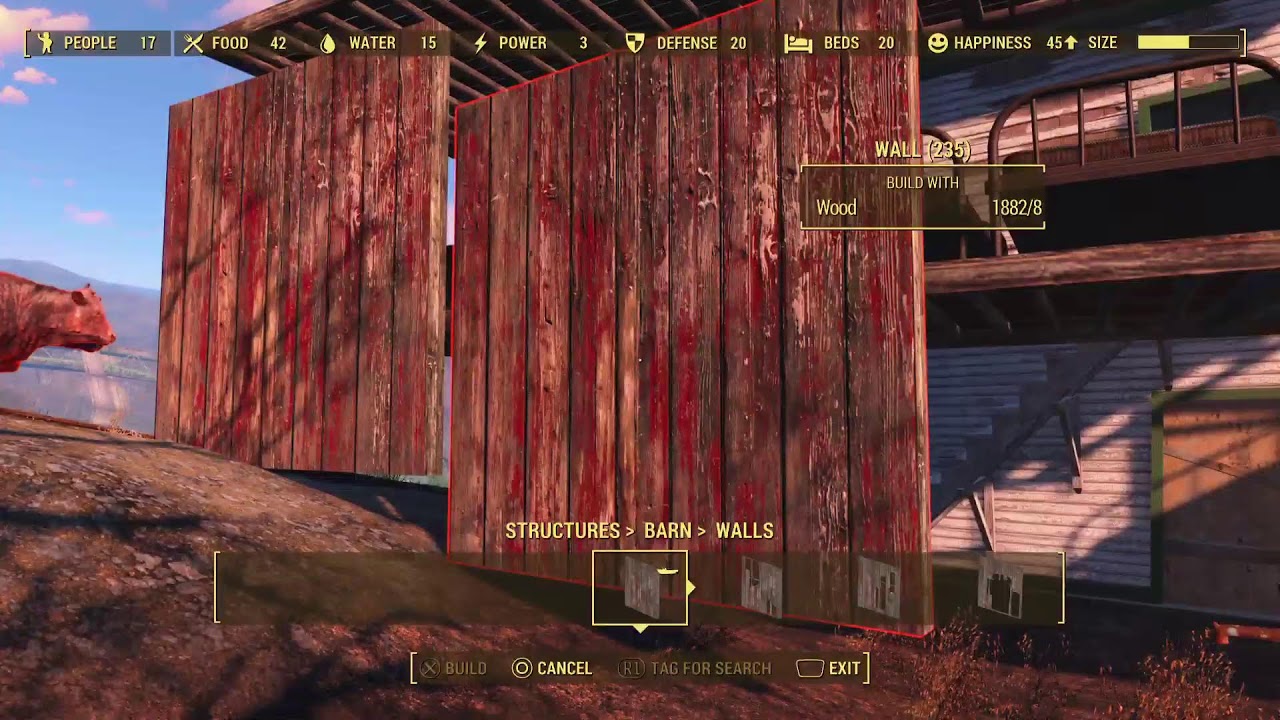 Fallout 4 shooting Looting and building