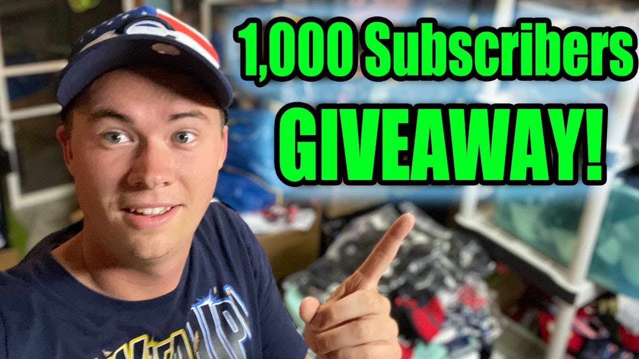 1000 SUBSCRIBER GIVEAWAY ENTRY VIDEO!