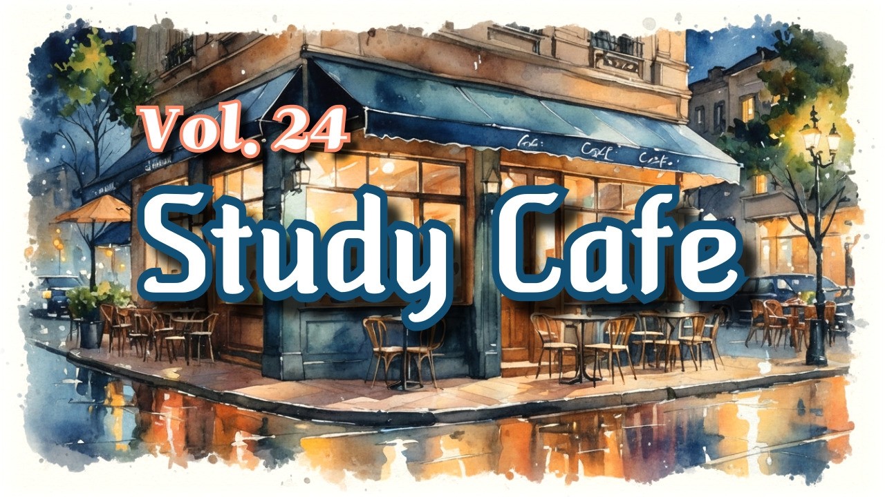 Study Cafe Vol.24 🎹 1 Hour Relaxing & Stress Relief Piano Music for Relaxing & Reading |