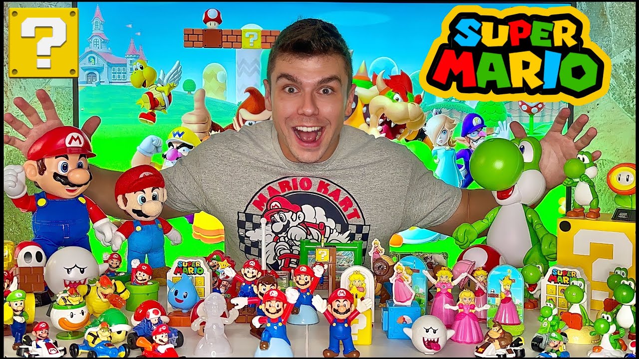 MUITOS BRINQUEDOS SUPER MARIO BROS COLEÇÃO DO PETER TOYS