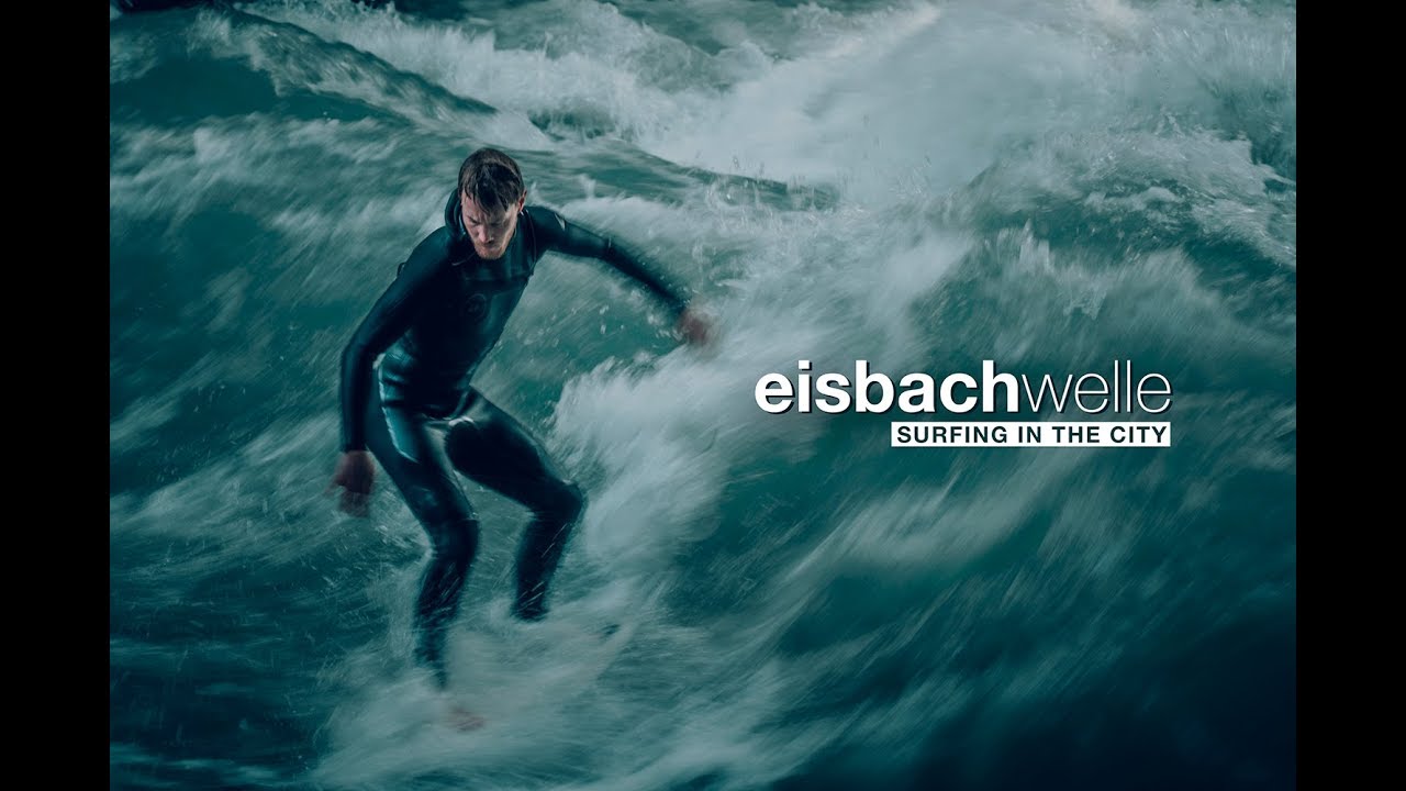 Surfing on the Eisbach • Munich Juni 2019