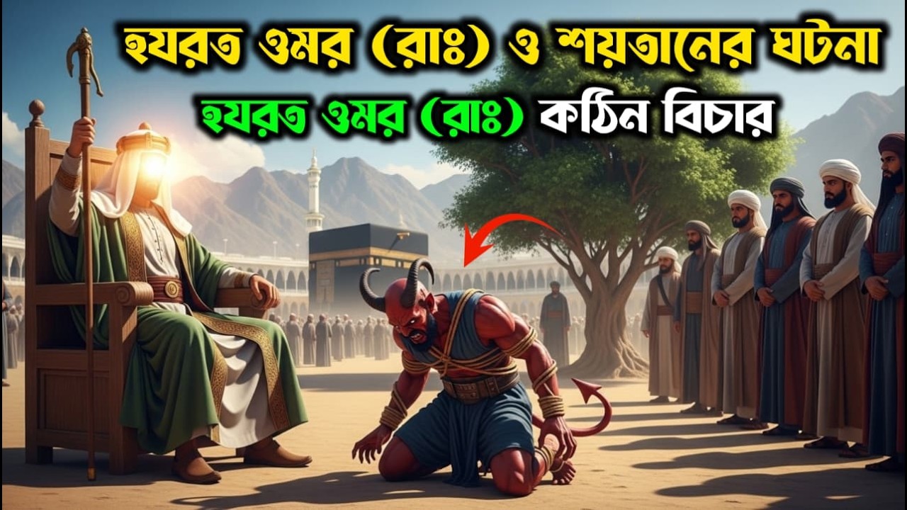 হযরত ওমর ও একটি শয়তানের ঘটনা | হযরত ওমর রাঃ এর জীবনী | হযরত আলী রাঃ এর জীবনী | Islamic Story