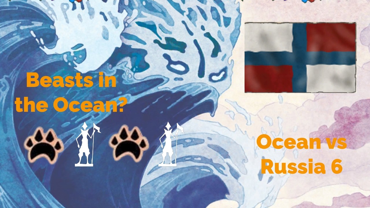 Spirit Island:  Ocean vs Russia 6:  Can we loophole the russian escalations?