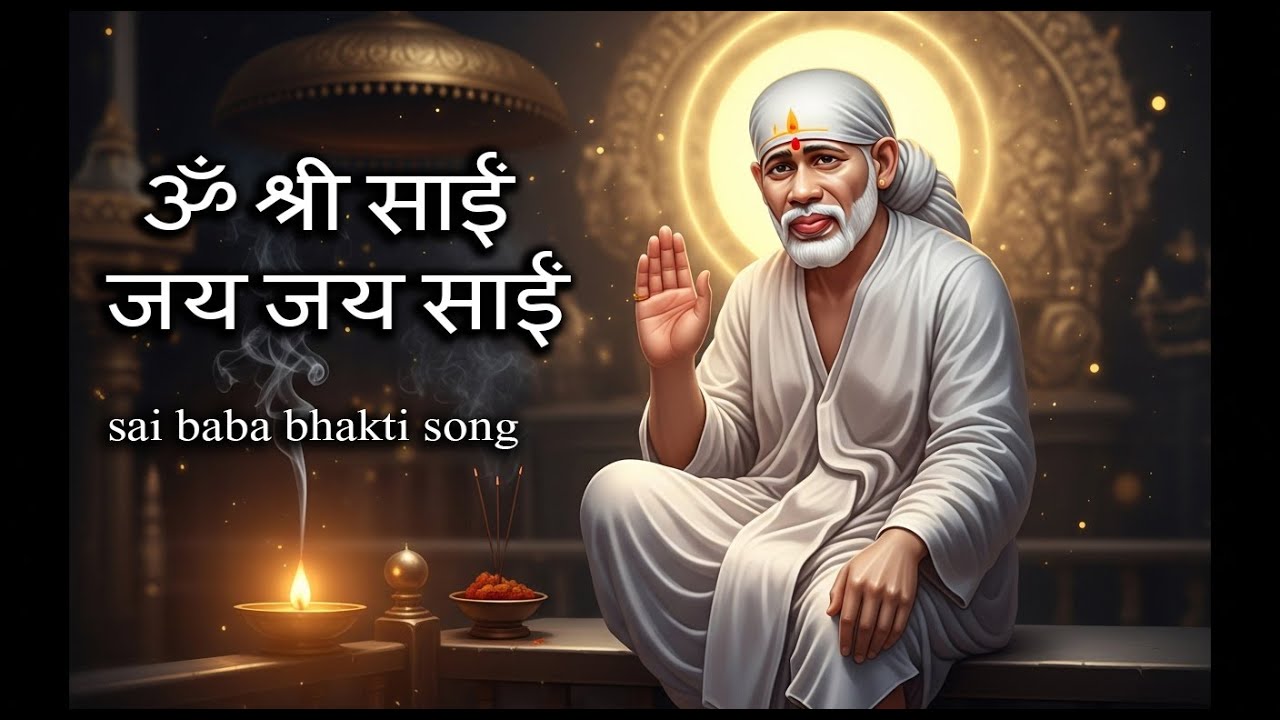 ॐ श्री साईं जय जय साईं | Pure Repetitive Sai Baba Mantra | Peaceful Bhajan for Meditation & Sleep