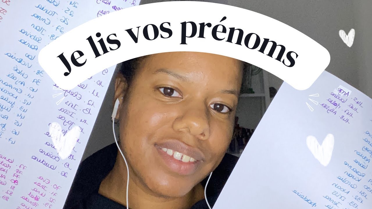ASMR : Je lis vos prénoms 📖