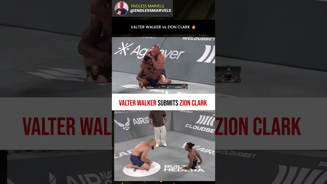 VALTER WALKER SUBMITS ZION CLARK 😳🔥 #mma